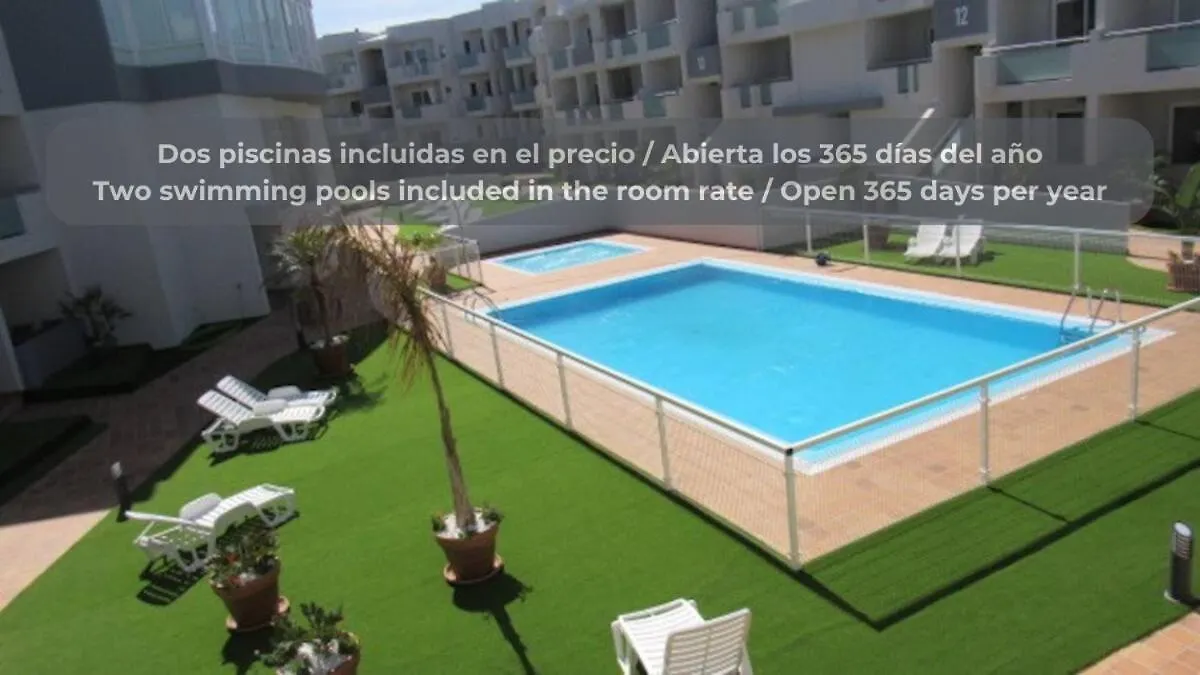 Apartamento Chocolate Brownie Piscina, Terraza, Planta Baja, Parking Y Wifi Corralejo España